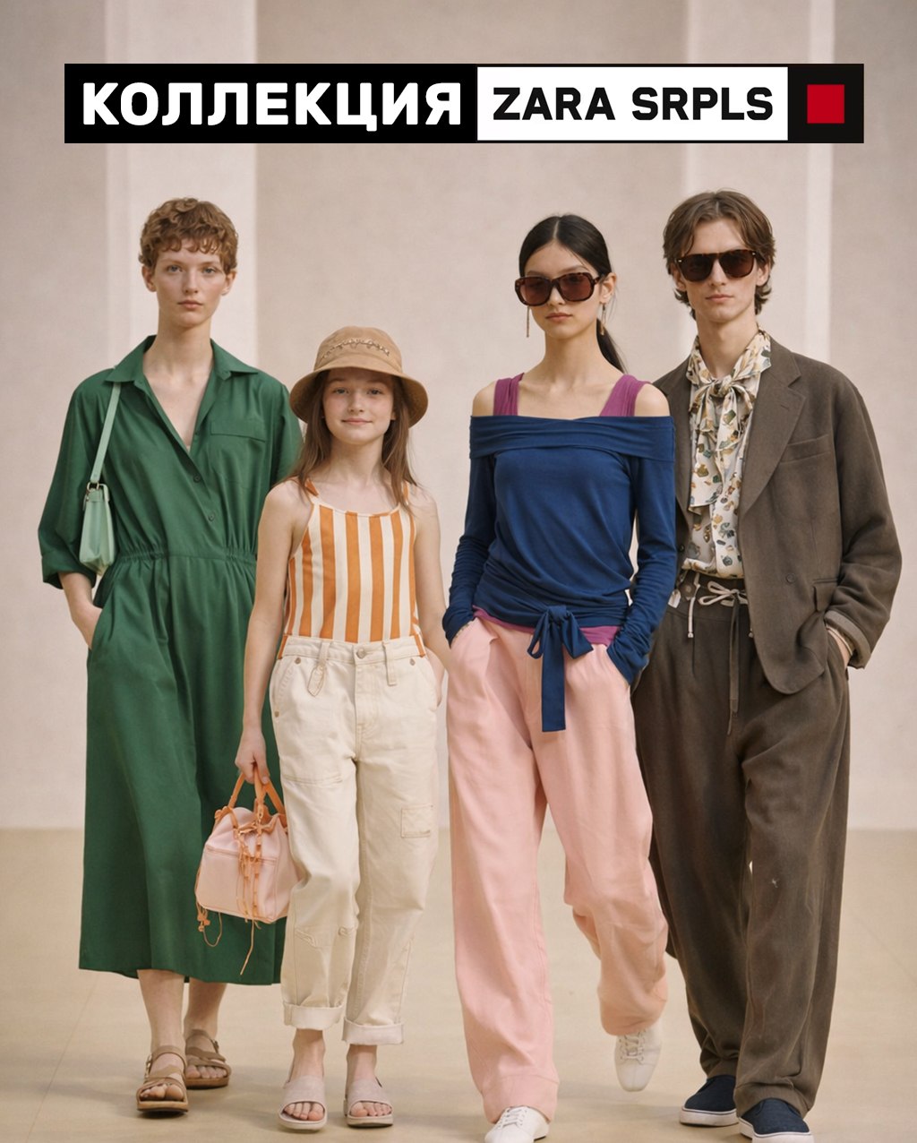 Коллекция SRPLS от Zara: милитари стиль по-новому | Новости сайта